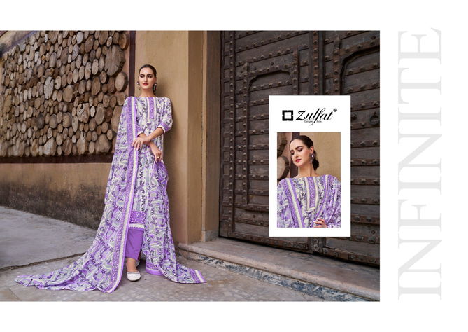 Zohra Vol 3 By Zulfat Cotton Printed Designer Dress Material Wholesale Shop In Surat
